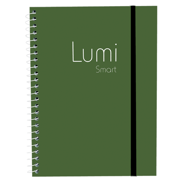 papelariaobelisco_Caderno_Especial_Capa_Flexivel_Brochura_1x1_Lumi_Smart_80fls_Verde_Militar_662128_-_Kit