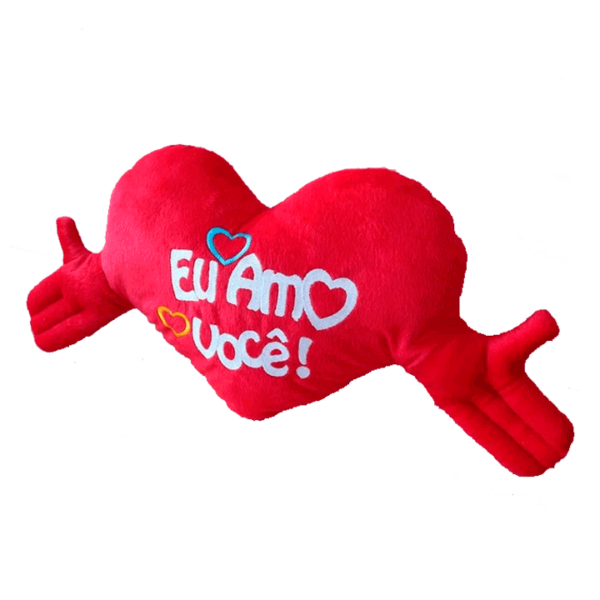 papelaria_obelisco-Pelucia Almofada GG Coração Com Braços Vermelho 31300582 - 313 Toys