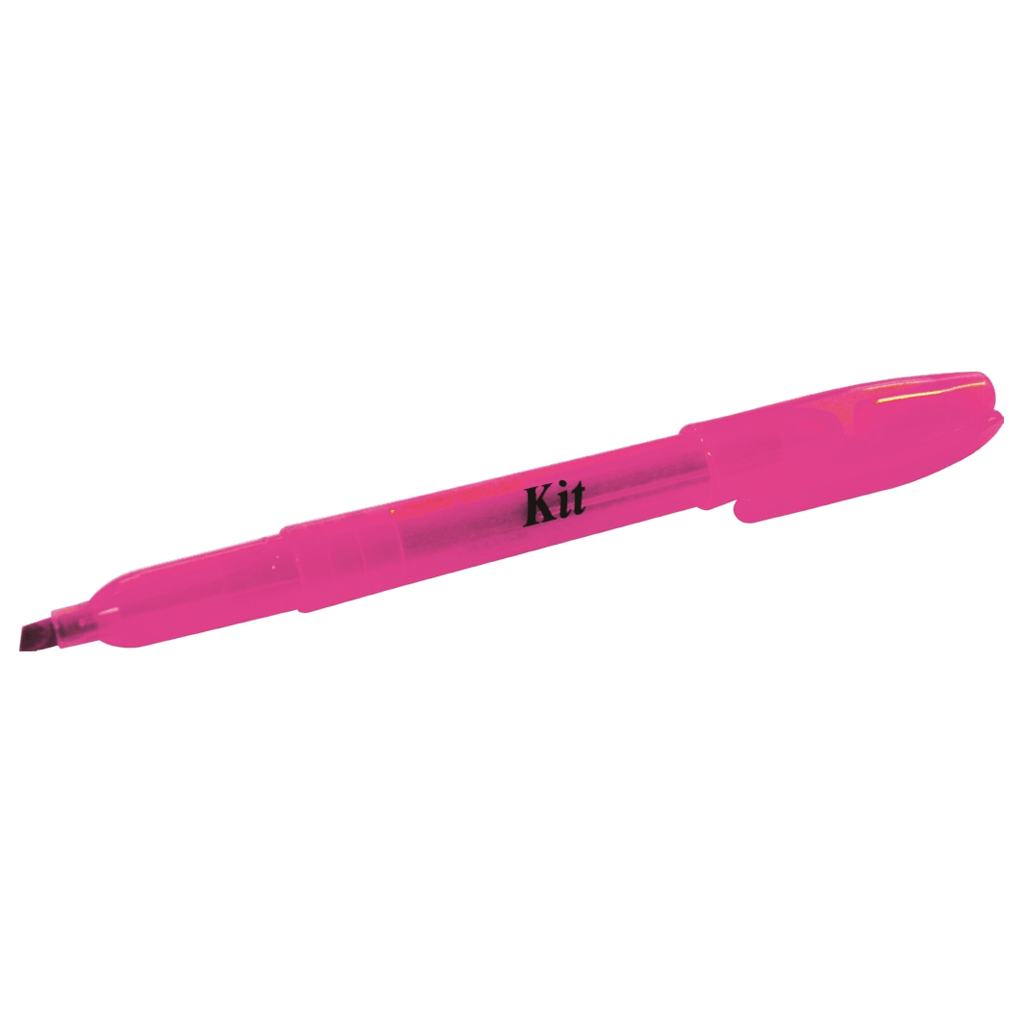Marca Texto Fluorescente  Rosa REF.HY-1232 - Kit