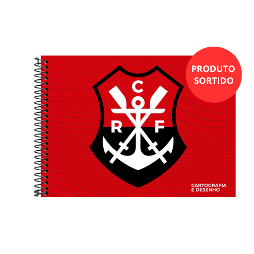 CADERNO CARTOGRAFIA C/D ESP. 80FLS FLAMENGO