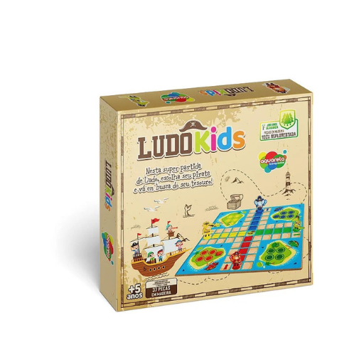 BRINQUEDO EDUC JOGO LUDO KIDS 37PCS R.162