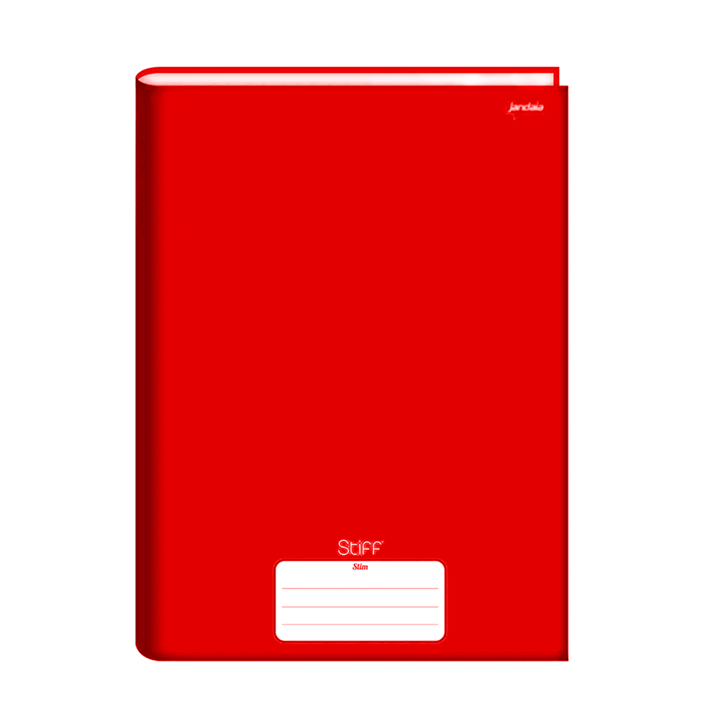 CADERNO BROCH. C/D UNIV. 96FLS STIFF VERMELHO