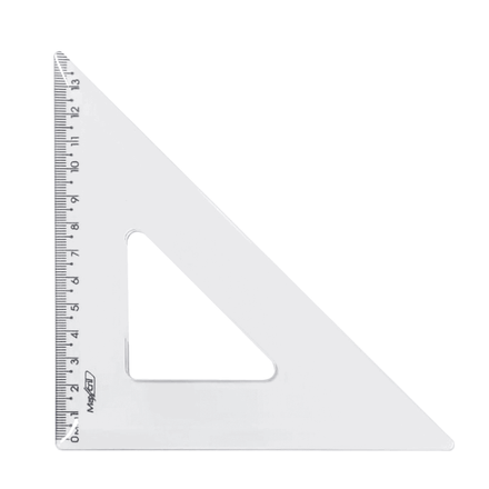 ESQUADRO NEW LINE 45 CRISTAL R.R.10070003