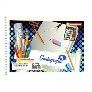 CADERNO CARTOGRAFIA 48FLS S/SEDA R.3021