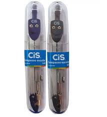 COMPASSO ESC S/TL METALICO CIS-180 CAIXINHA REF.34.1100