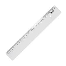 REGUA 20CM CRISTAL R.10270005