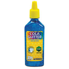 COLA GLITTER 35G AZUL 204 R.02912