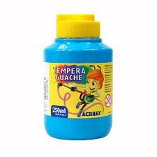 TEMPERA GUACHE 02050 250 ML 503 AZUL CELESTE