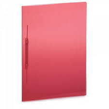 PASTA C/TRILHO PLASTICO R.500B VERMELHO 741