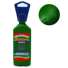 TINTA DIMENS. RELEVO BRILHO 12112 35ML 513 VERDE MUSGO