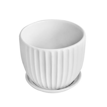 VASO CERAMICA 14X13CM R.TX55325 BRANCO