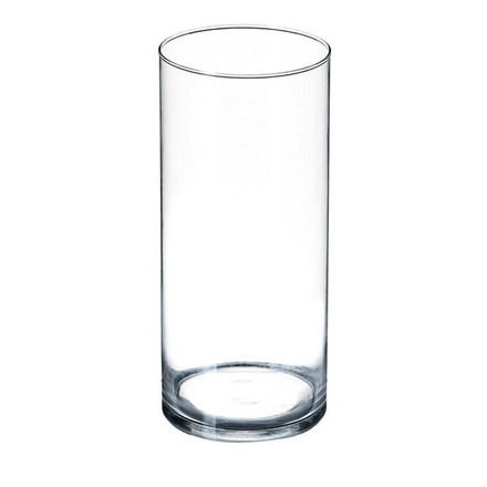 VASO VIDRO TUBO 15X40CM R.80-30093 INCOLOR