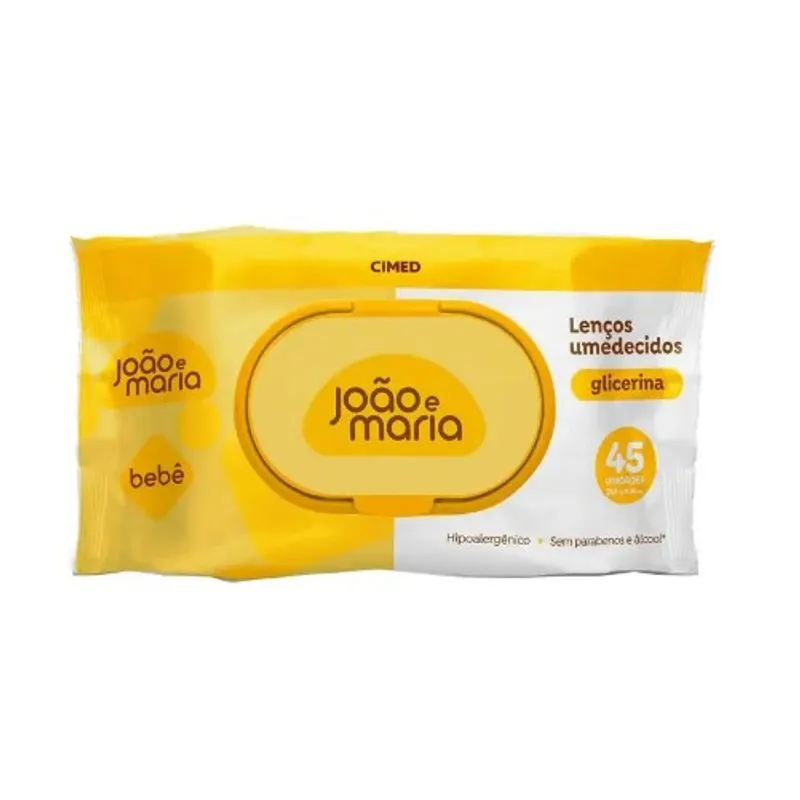 LENCO UMEDECIDO JOAO E MARIA S/FRAG C/45 R.105187