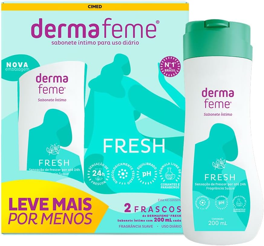 KIT DERMAFEME FRESH C/2 200ML R.102712