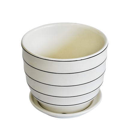 VASO CERAMICA 14X13CM R.TX55208 BRANCO