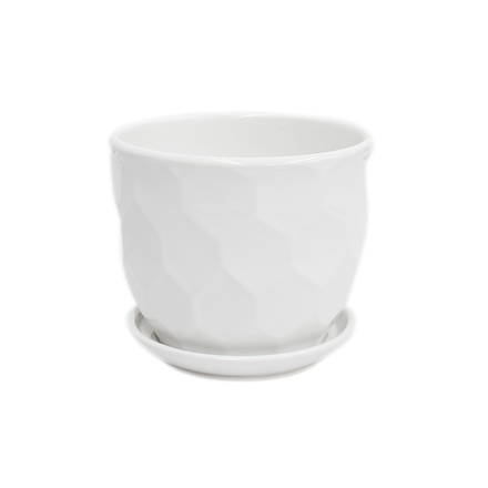 VASO CERAMICA 14X13CM R.TX55327 BRANCO