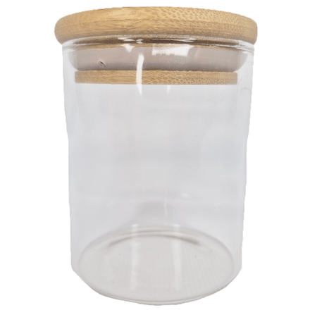 POTE MANTIMENTO VIDRO TAMPA BAMBU RED 250ML R.HJ-0059