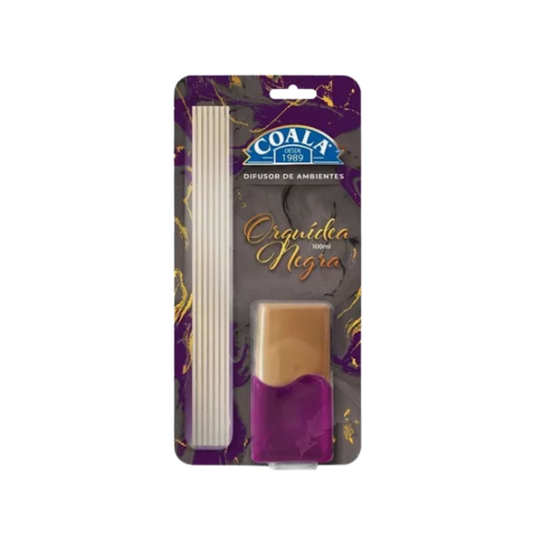DIFUSOR AROMATIZADOR DE AMBIENTES ORQUIDEA NEGRA 100ML R.3012033 COALA