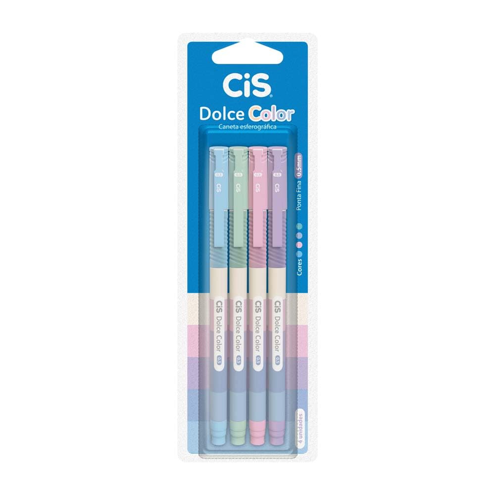 CANETA BLISTER DOLCE COLOR 0.5 C/4 R.670002