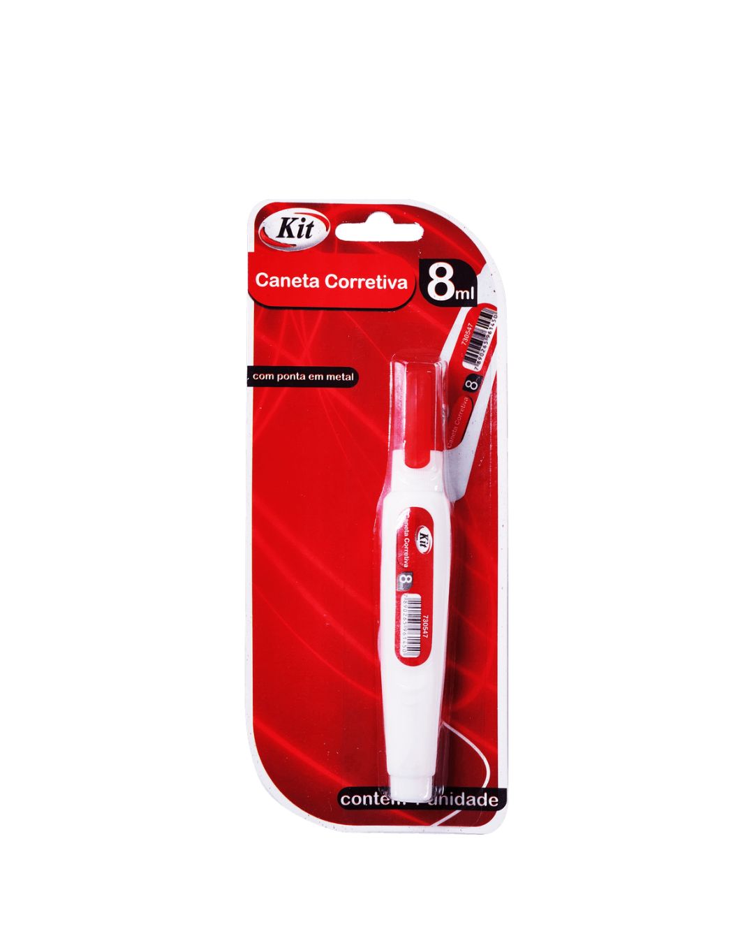 CORRETIVO CANETA BLISTER 8 ML PAPELARIA