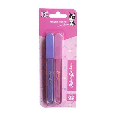 MARCA TEXTO BLISTER C/2 RS/LS REBECA BOMBOM R.RB140314278 PAPELARIA