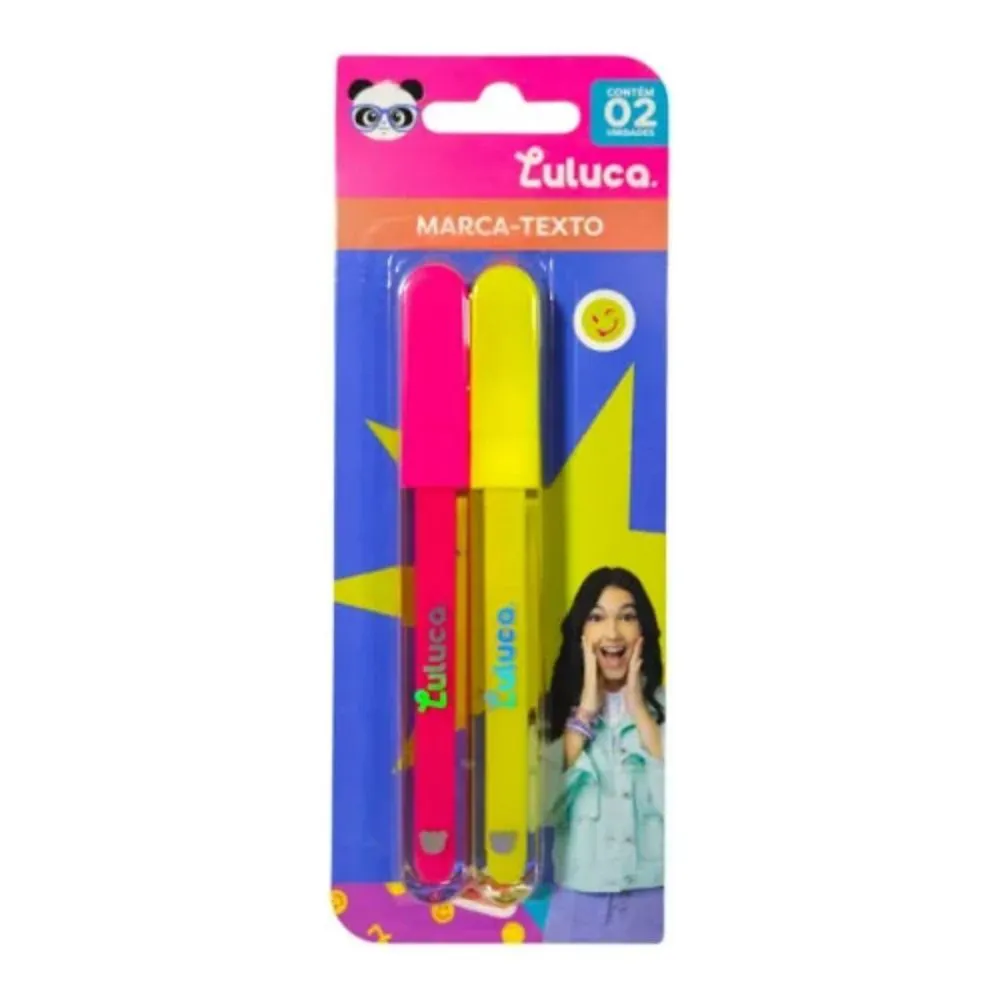 MARCA TEXTO BLISTER C/2 RS/LS LULUCA R.LU140314275 PAPELARIA
