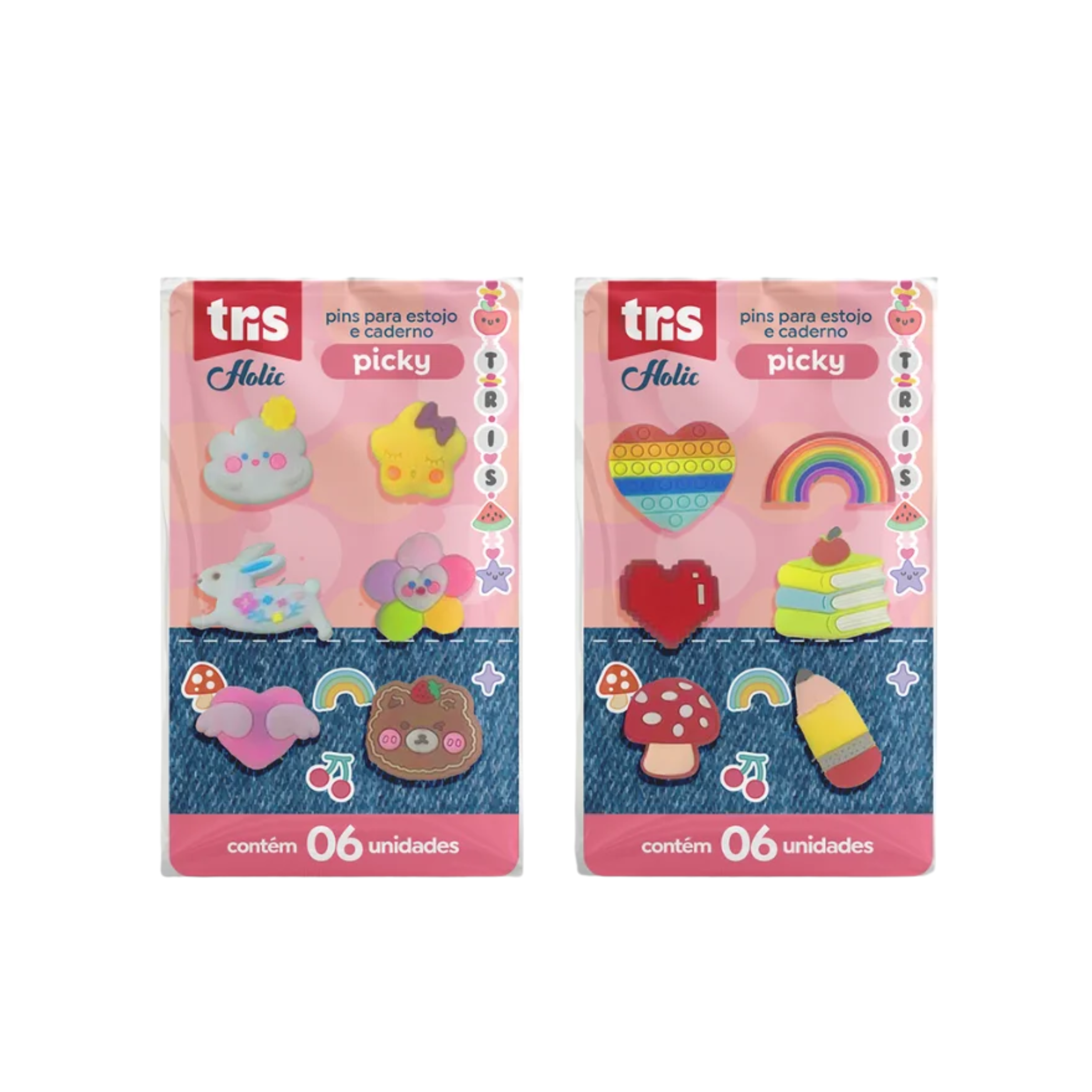 PINS TRIS HOLIC PICKY C/6 R.912817$