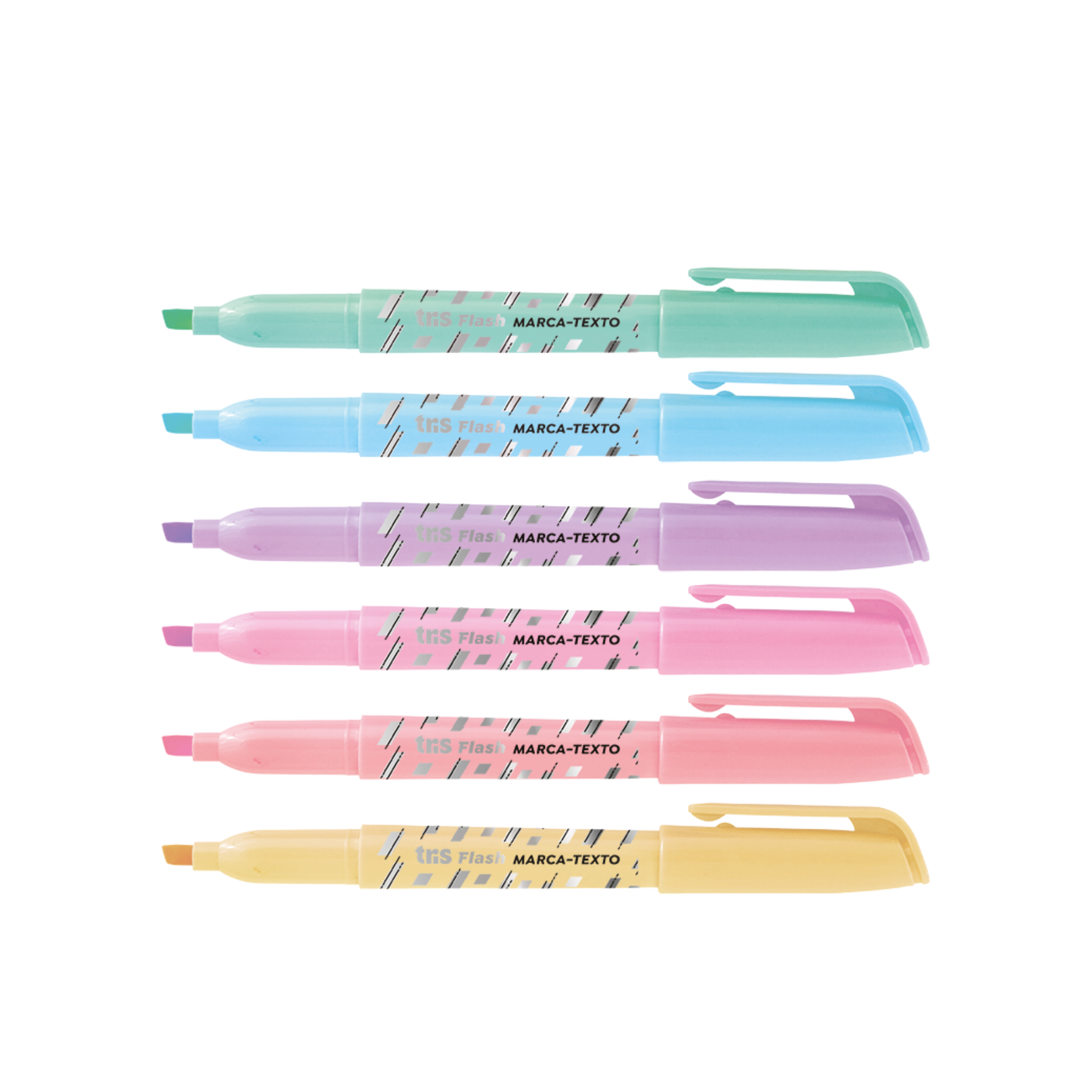 MARCA TEXTO TRIS FLASH PASTEL R.612393$