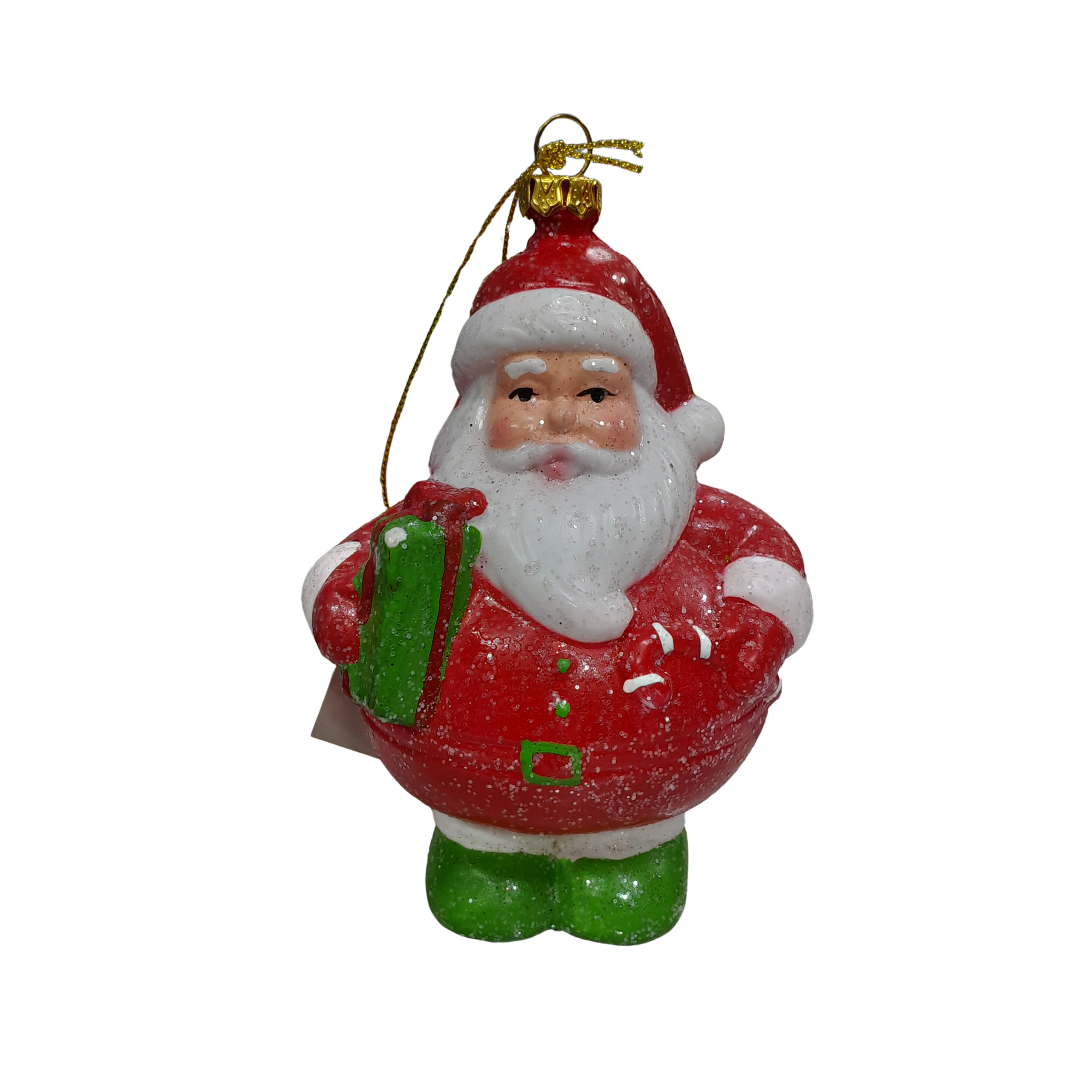 ENFEITE TOP NOEL 13X8.5X7CM SH04923 VERMELHO