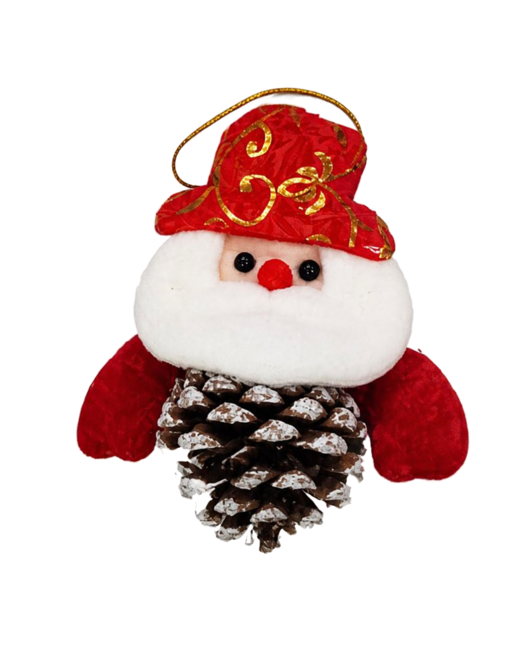ENFEITE BASIC PINHA NOEL 6X11CM YCSD24-74