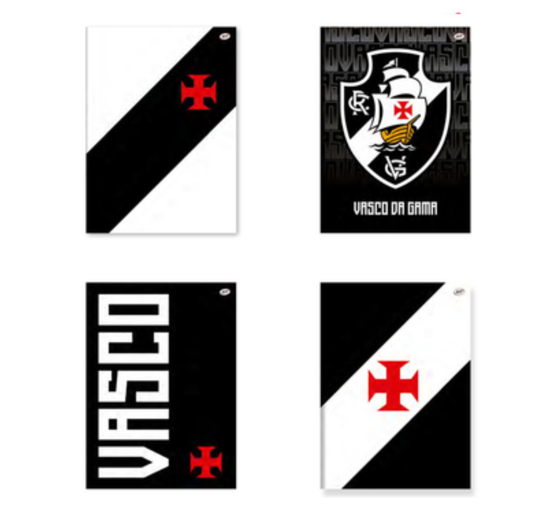 CADERNO BROCHURAO C/D 80FLS VASCO